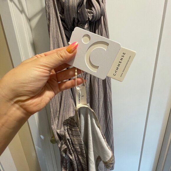 *NWT* Commense Backless U-Neck Halter Strap Long Dress - Picture 7 of 9